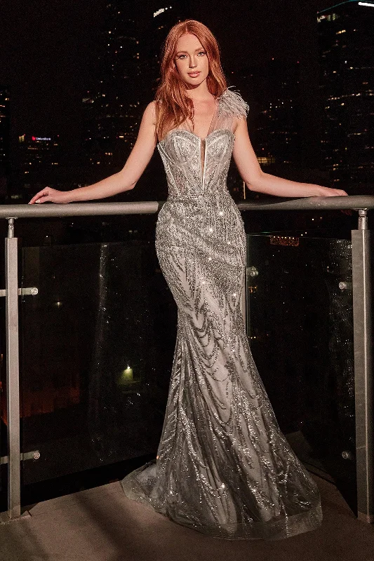 The Best Deals Won’t Wait!Cinderella Divine CB087 Formal Sleeveless Long Prom Gown