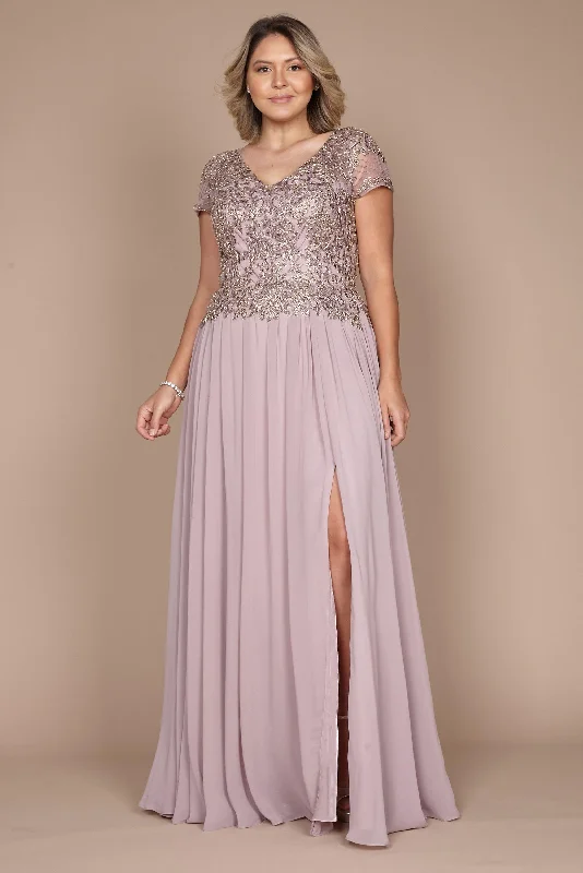 Limited Stock Available!Dylan & Davids Short Sleeve Formal Mother of The Bride Dress