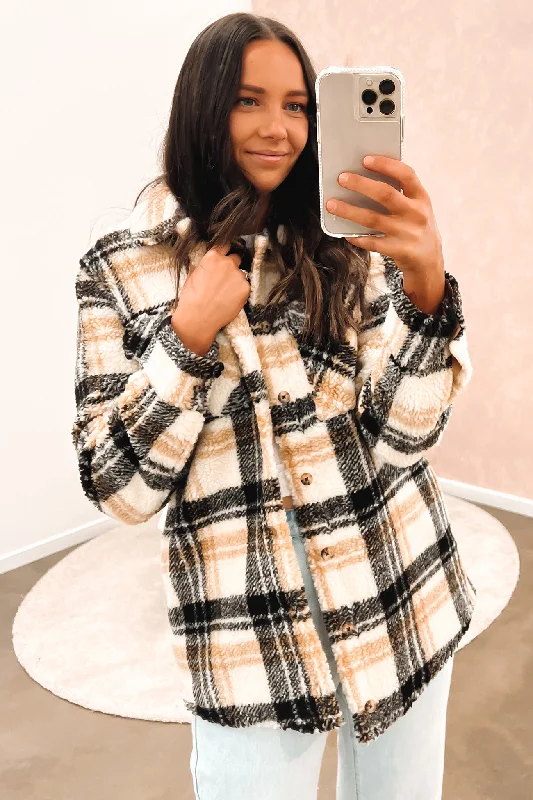 Limited-Time Price Drop!Silent Sherpa Jacket Hazel