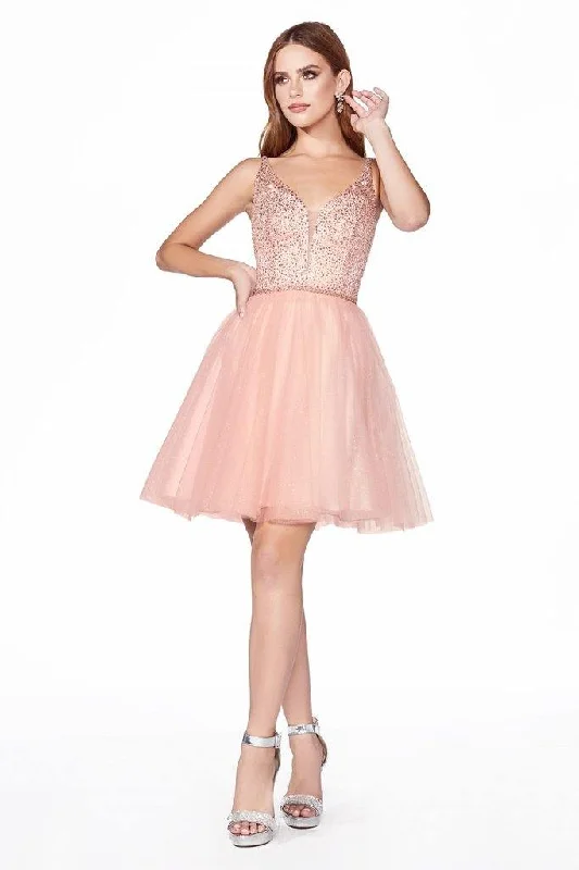 Lowest Prices Guaranteed!Cinderella Divine CD0149 Homecoming Short Sleeveless Glitter Skirt Prom Dress Lowest Prices Guaranteed!Cinderella Divine CD0149 Homecoming Short Sleeveless Glitter Skirt Prom Dress