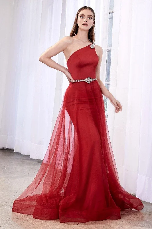Only a Few Left – Order Now!Cinderella Divine A0080 One Shoulder Prom Dress