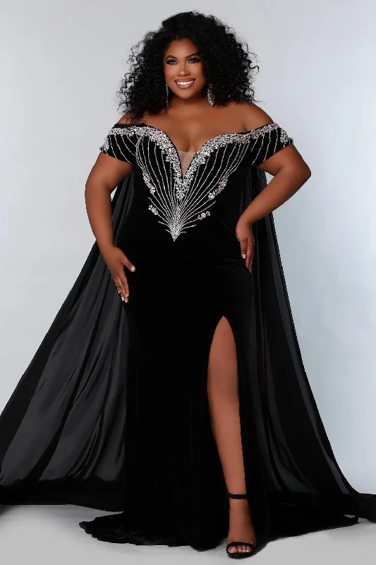 Get More, Spend Less – Shop Now!Sydneys Closet JK2202 Long Off Shoulder Prom Plus Size Formal Gown