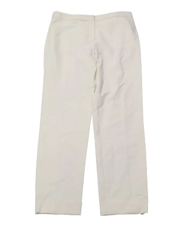 Find the Best Deals Here!Armani Wide Leg Pants in White Cotton
