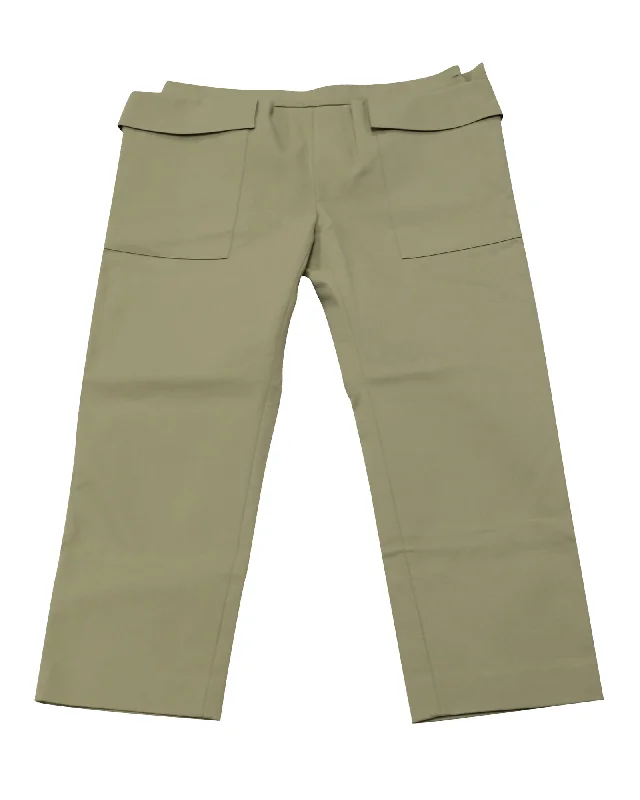 Act Fast – Limited Time Savings!Maison Rabih Kayrouz Skinny Pants in Khaki Cotton