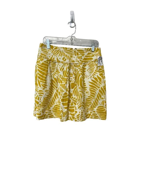 Everything Must Go!Yellow Skirt Mini & Short Loft, Size 4