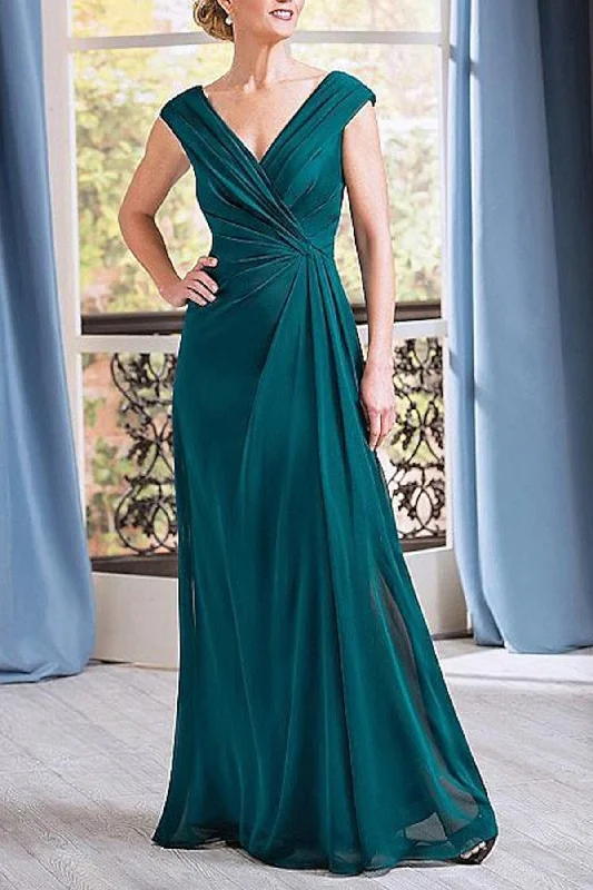 More Discounts, More Joy!A-Line Floor Length Chiffon Dress CM0076