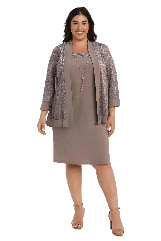 Your Favorite Items on Sale Now!R&M Richards 7597W Short Plus Size Jacket Dress