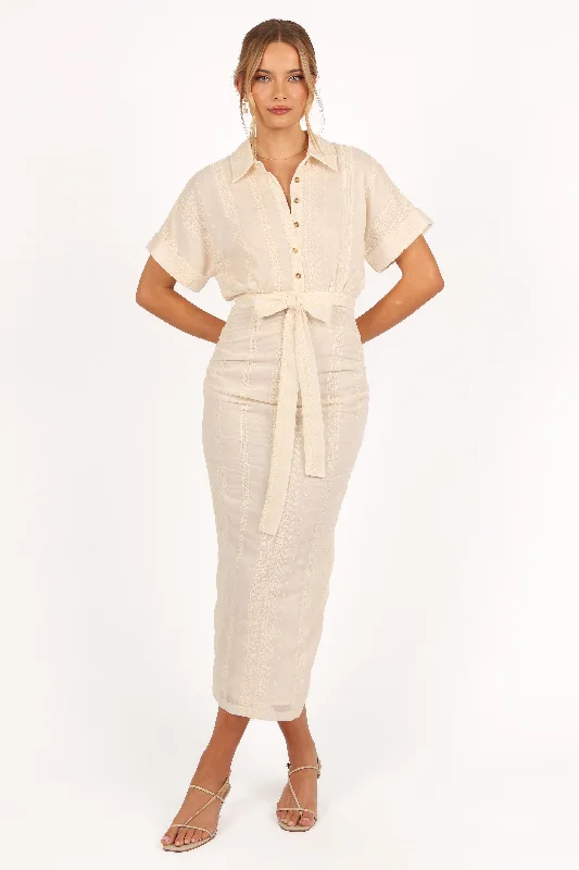 Exclusive Offers You’ll Love!Adorlee Midi Dress - Cream