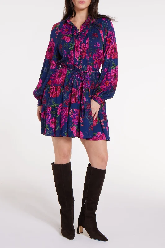 Every Deal is a Steal!Louisa Belted Tunic Mini Dress in Floral