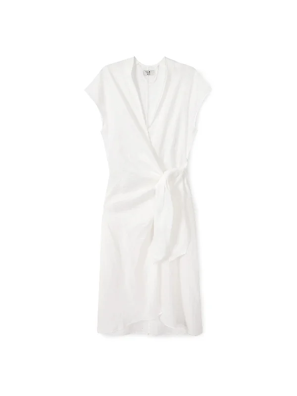 Shop the Hottest Deals!Sleeveless Short Wrap Dress